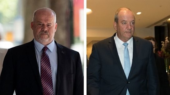 Composite image of Daryl Maguire and Phillip Elliot