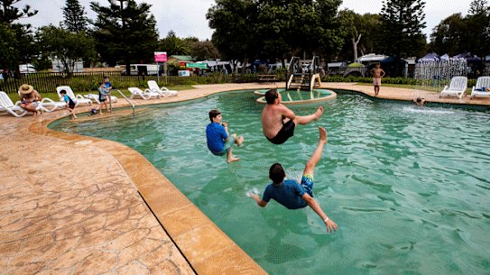 GIF of caravan parks