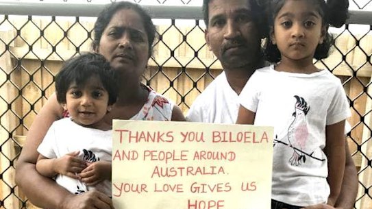 The Biloela Tamil family at the centre of a deportation row.