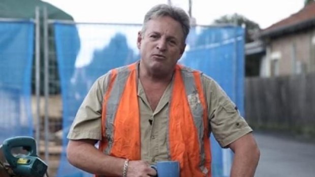 Sydney tradesman Andrew MacRae was featured in a television ad paid for by the Liberal Party in 2016.