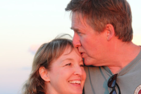 John Ogge with his wife Maria.