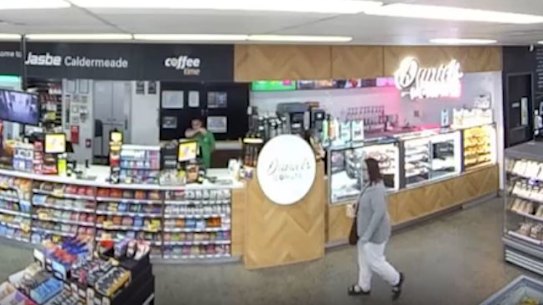 Mushroom cook Erin Patterson was captured on CCTV visiting a petrol station.