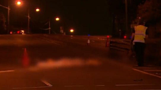 The scene on Ipswich Road in Annerley after a teenage game turned fatal.