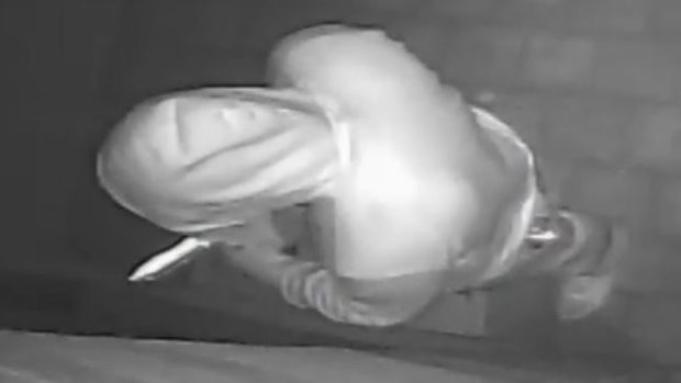 Fremantle detectives say the man broke into the Munster home armed with a knife. at around 8.30pm 