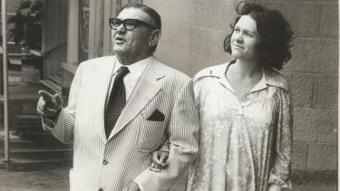 Gina Rinehart with her late father Lang Hancock.