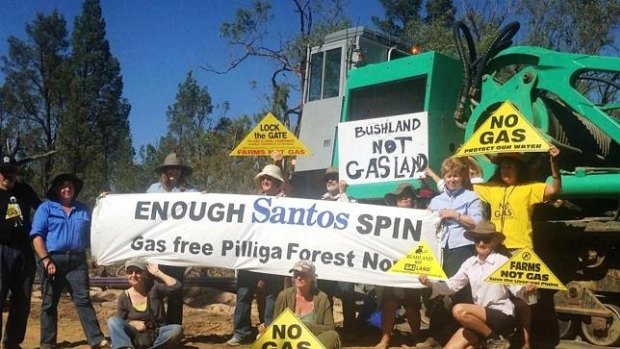 Santos's project in Narrabri has caused plenty of division. 