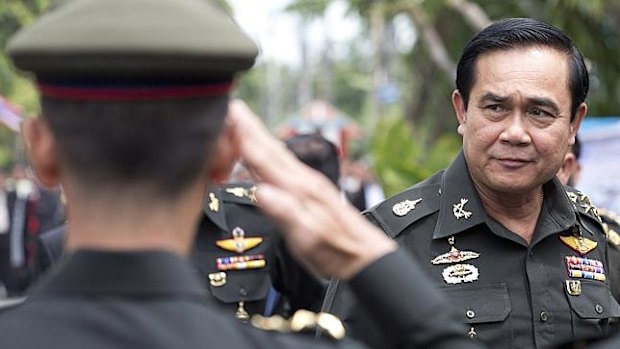 Thailand's Prime Minister Prayuth Chan-ocha pictured when chief of the Army  in 2014.