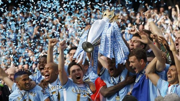 Boosted by Sheikh Mansour’s money, Manchester City won their first top-flight title in 44 years in 2012.  