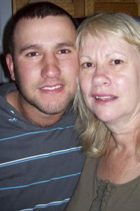 Ben Catanzariti with his mother Kay, three weeks before he died.  
