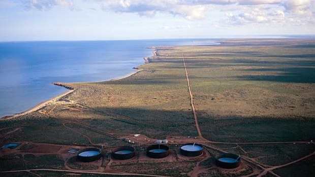 Barrow Island, the site of Chevron's $55 billion Gorgon project. 