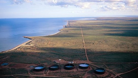Barrow Island, the site of Chevron's $55 billion Gorgon project. 