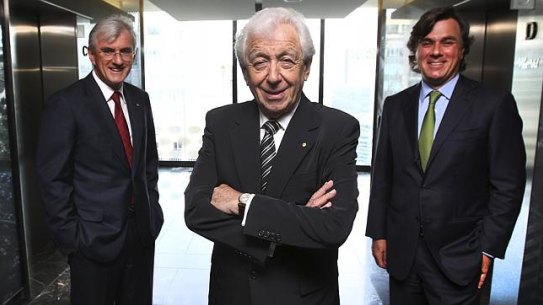 Steven, Frank and Peter Lowy have severed all ties with the Westfield and Scentre empire they established