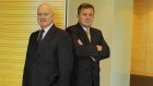 Riversdale Resources’ Michael O’Keeffe, left, pictured with Steve Mallyon. O’Keeffe’s back chasing funds for his ASX-listed diamonds business Burgundy. 