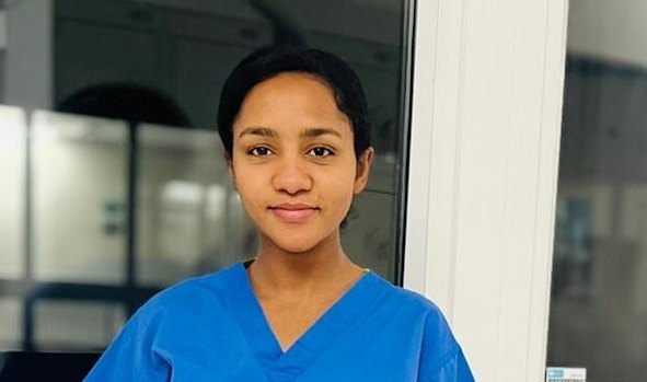 Rishan, 27, a nurse in Canterbury who arrived in the UK as an asylum seeker when she was 17.
