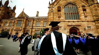 More graduates are in full-time work four months after finishing their degrees.