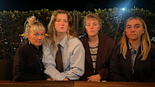 From left to right, Juliet Lamont, Neve O’Connor, Gemma O’Toole and Luca Lamont.