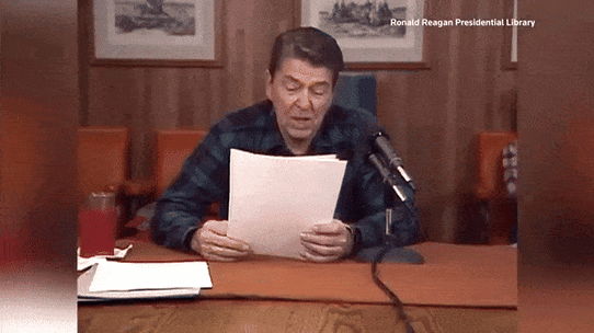 The ad produced by Ontario used excerpts from a 1987 speech by former president Ronald Reagan. This infuriated US President Donald Trump.