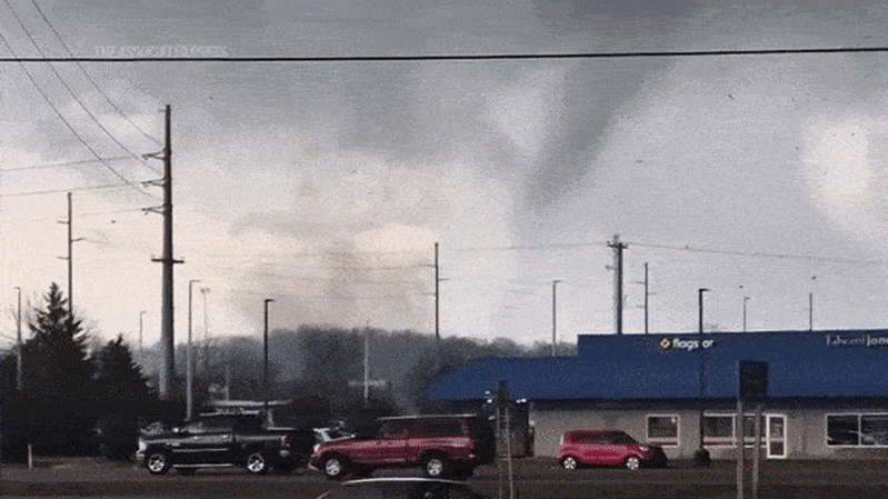‘It’s lifting houses!’ At least six dead as suspected tornadoes hit Michigan, Oklahoma