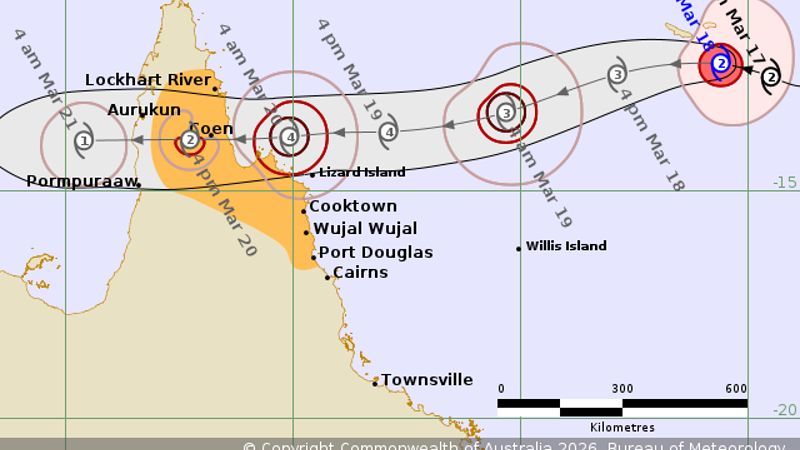 Cyclone Narelle could smash into coast as category 5 monster
