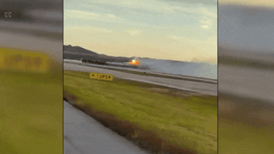 Multiple people dead as US cargo plane crashes on take-off, triggering massive fireball