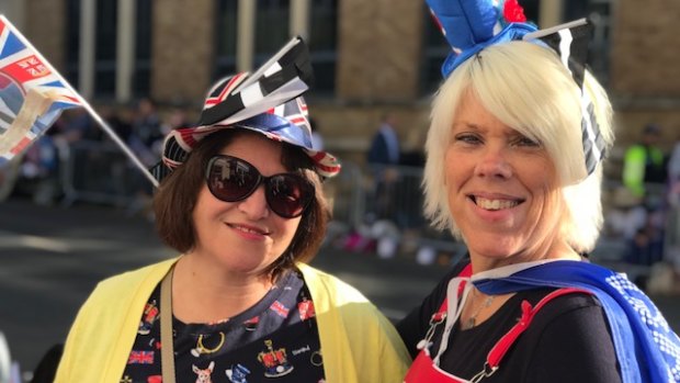 Natalie Farley and Rachael Axford of Cornwall said they believe the royal wedding will help the monarchy become more modern. 