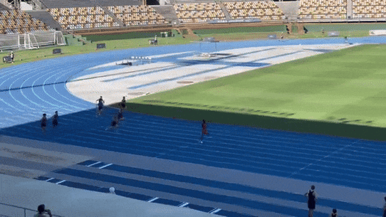 Gout Gout storms to an emphatic win in the 200m for under-20s at the Queensland Athletics Championships .