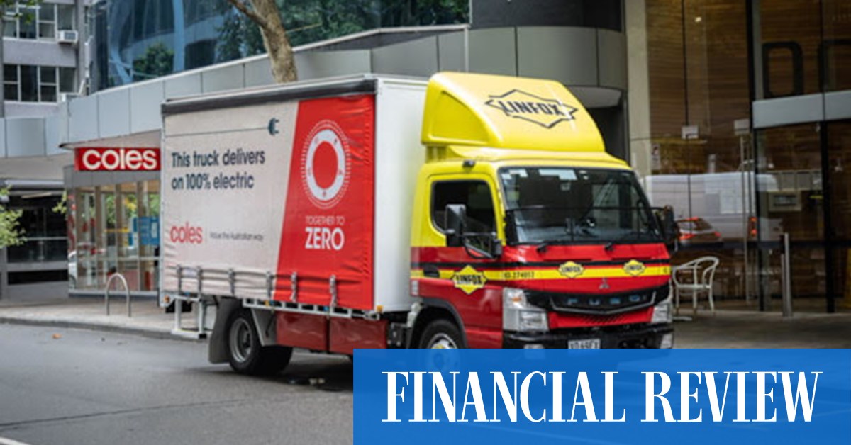 Coles drives for sustainability with first EV truck - Vimarsana News