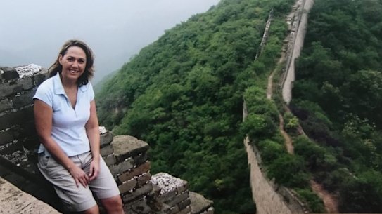 We strolled along  a track that wouldn’t have been out of place on a hike through the bush in Australia. There was no sign of any wall, let alone a Great one, and  we wondered if  our excitement had been misplaced.