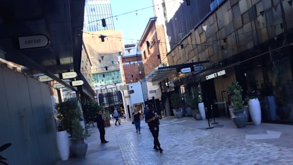 Raine Square was not alive with activity the two times we visited, but hopes are high for a bounce in trade come June 6.