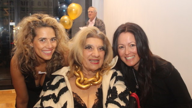 Bianca Venuti, Maria Venuti and Julie Singleton at the Geniale launch.