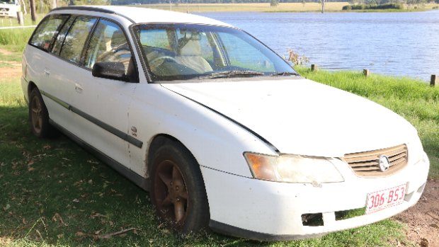 Police believe the couple’s 2004 white Holden Commodore had been parked at the dam since February 22.