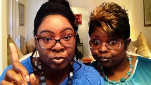 US video personalities and Donald Trump supporters Diamond and Silk.