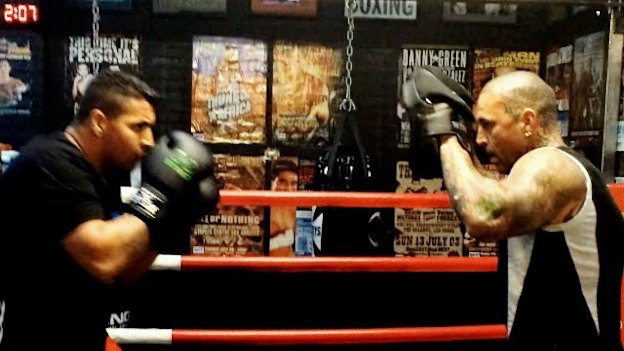 Kazem Hamad (left) and Toby Mitchell.