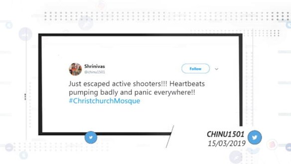 Distressing scenes in Christchurch where New Zealand were set to host Bangladesh.