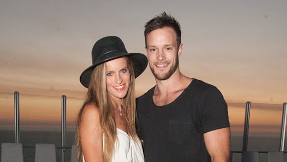 Mitch Brown with his former wife, Shae Bolton.