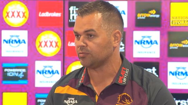 At last: Anthony Seibold wants to make an immediate impact as Brisbane coach.