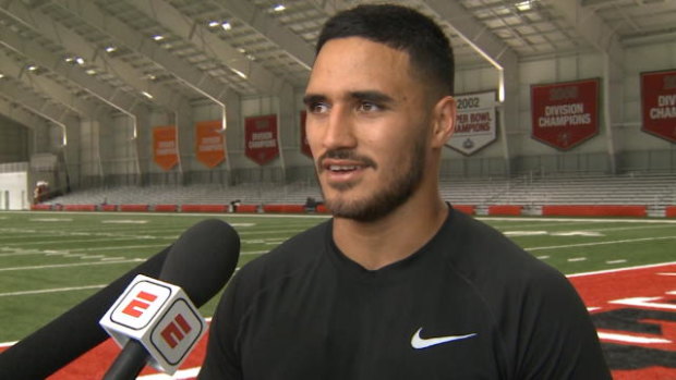 Valentine Holmes has been praised for his natural ability at the NFL international pro day.