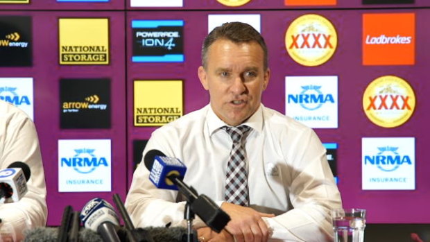 Paul White says Anthony Seibold won't be sacked as Brisbane coach.
