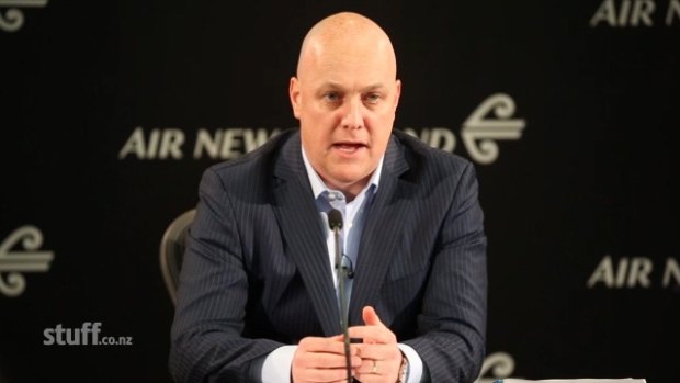 Christopher Luxon, Air New Zealand chief executive.
