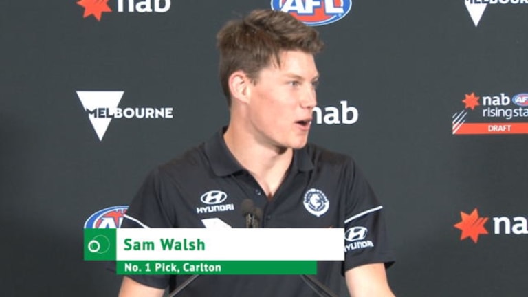 Top Carlton selection Sam Walsh
