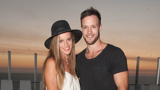 Mitch Brown with his former wife, Shae Bolton.