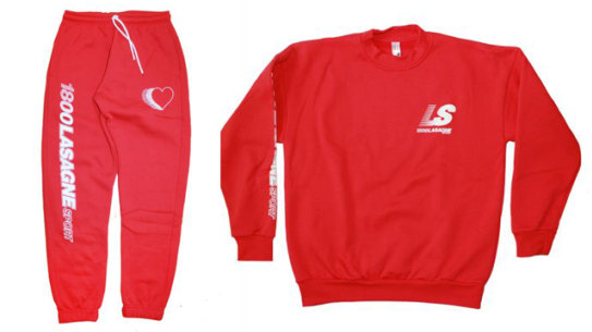 Sportswear from 1800 Lasagne.