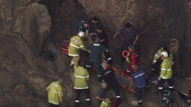 Young boy airlifted to hospital after Lesmurdie Falls rescue