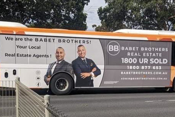 The Babet brothers bus ad.