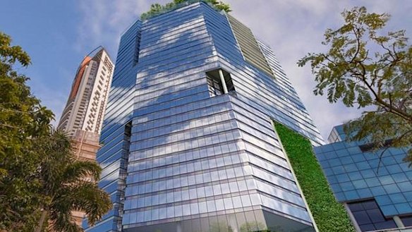 Grocon's tower at 480 Queen Street, Brisbane. 