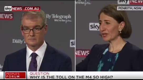 Michael Daley and Gladys Berejiklian 