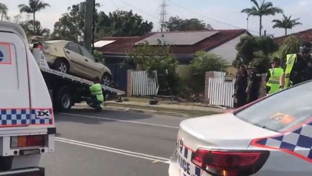 A woman has succumbed to her injuries after being hit by a car on a Beenleigh footpath.