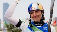 Jess Fox wins her third gold medal.