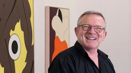 Brent Harris in his Collingwod studio.