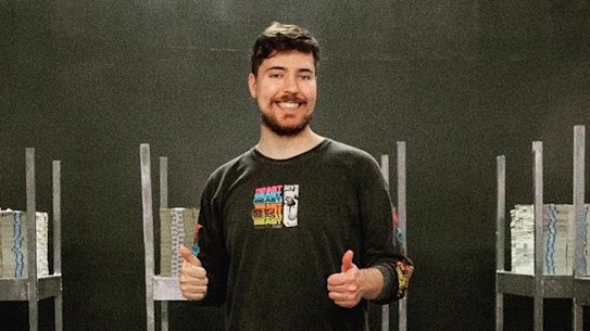 YouTuber Jimmy ‘MrBeast’ Donaldson is one of YouTube’s most popular creators, with over 65 million subscribers on his main channel alone. Source: Instagram